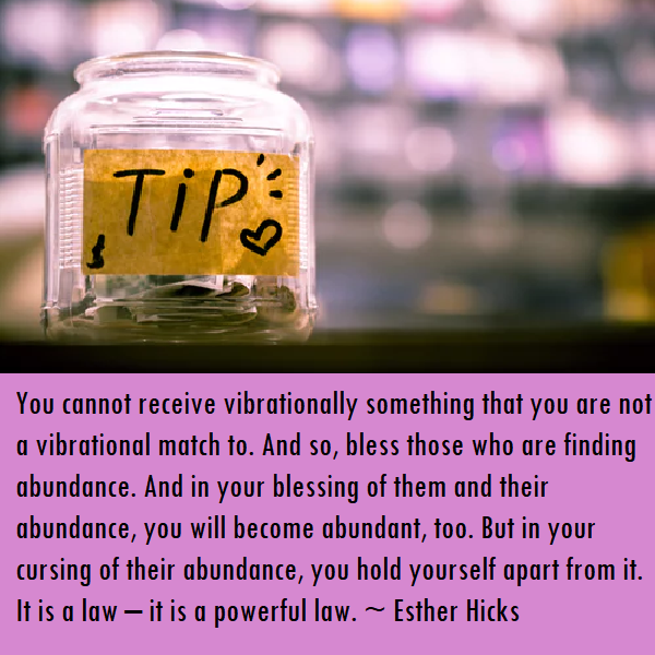 Esther Hicks - Abraham claim abundance meme.