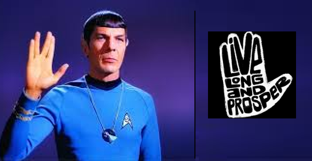 Spock Live long and prosper